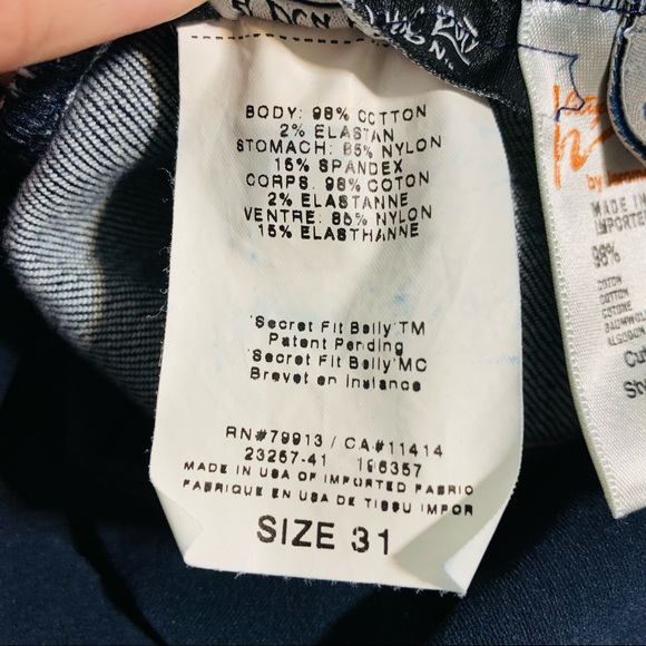 Citizen of Humanity A Pea in a Pod maternity bootcut denim jeans w/ bel… - Picture 9 of 16